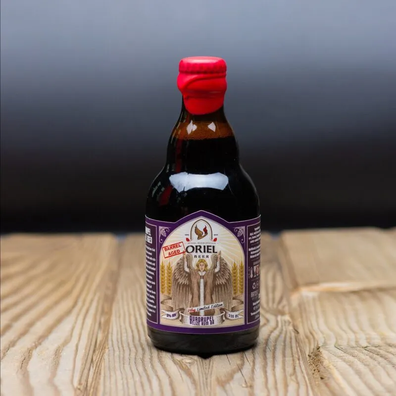Oriel Quadrupel Belize Rum quadrupel 10% rumvat