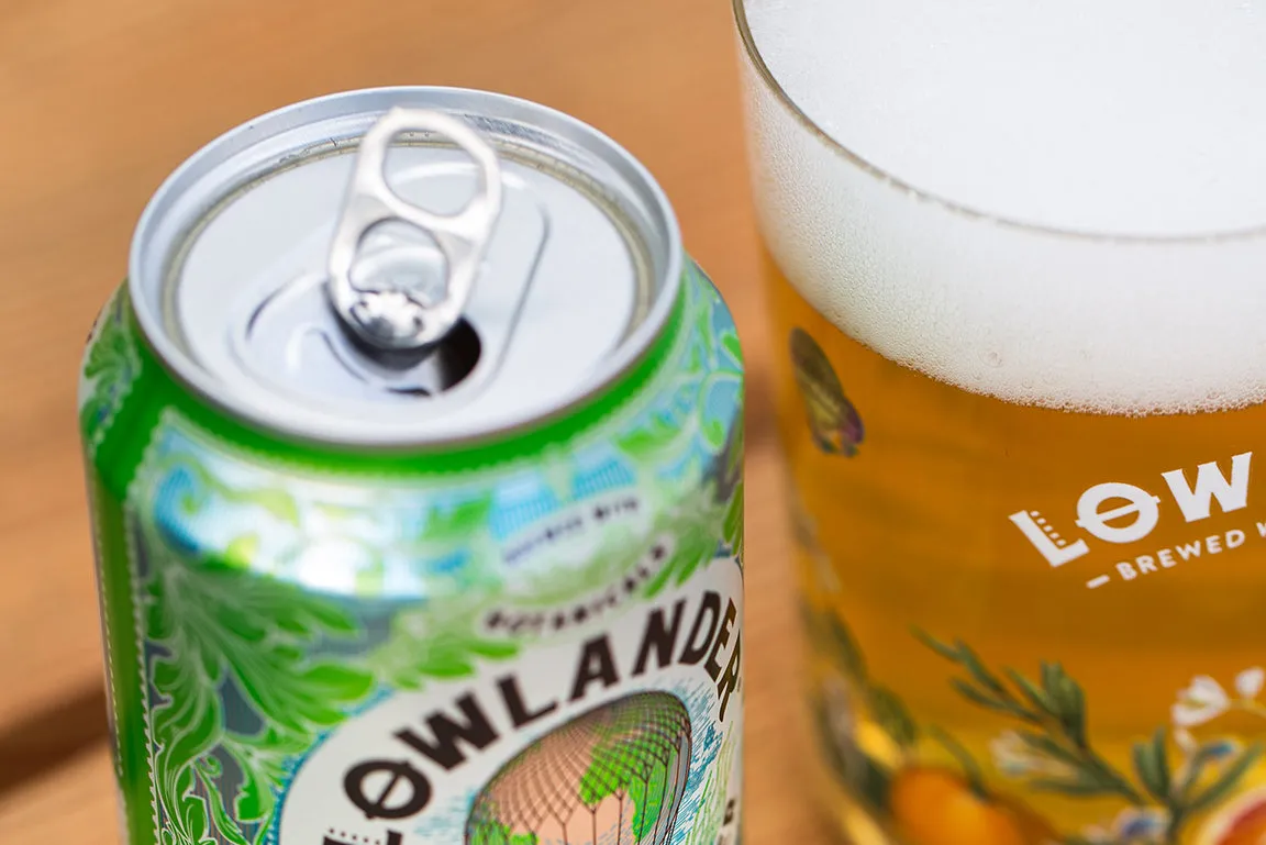 Lowlander bierglas 25cl 12-pack botanisch
