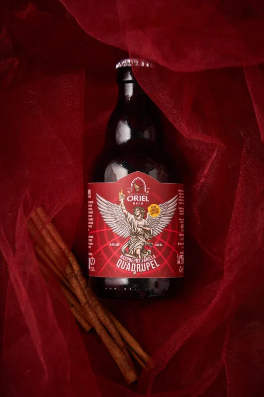 Oriel Quadrupel Raspberry Vanilla #22 bier framboos