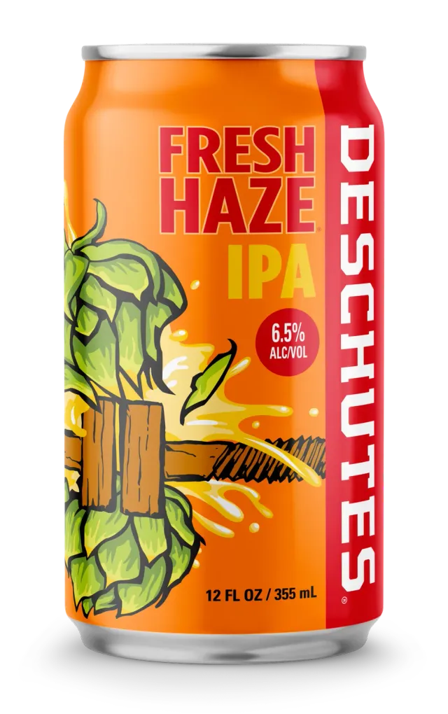 Deschutes Fresh Haze IPA bier 6-pack blik citrus