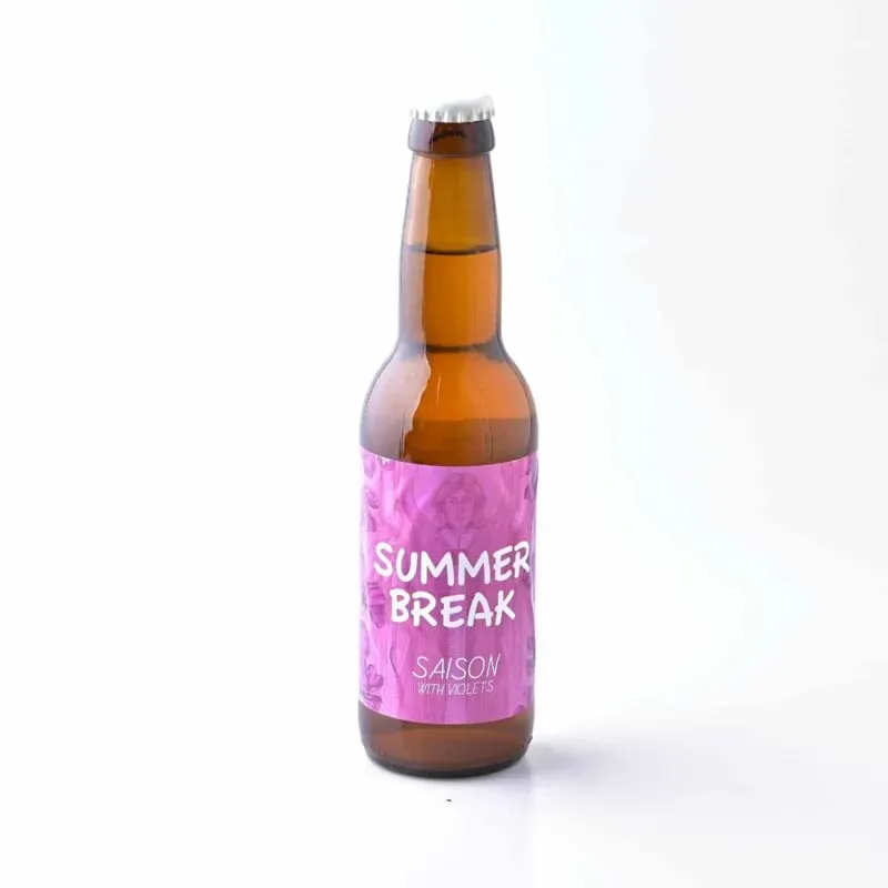 De School X Oriel Summer Break saison bier viooltjes