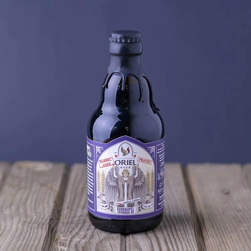Oriel Quadrupel Laphroaig BA quadrupel whiskyvat