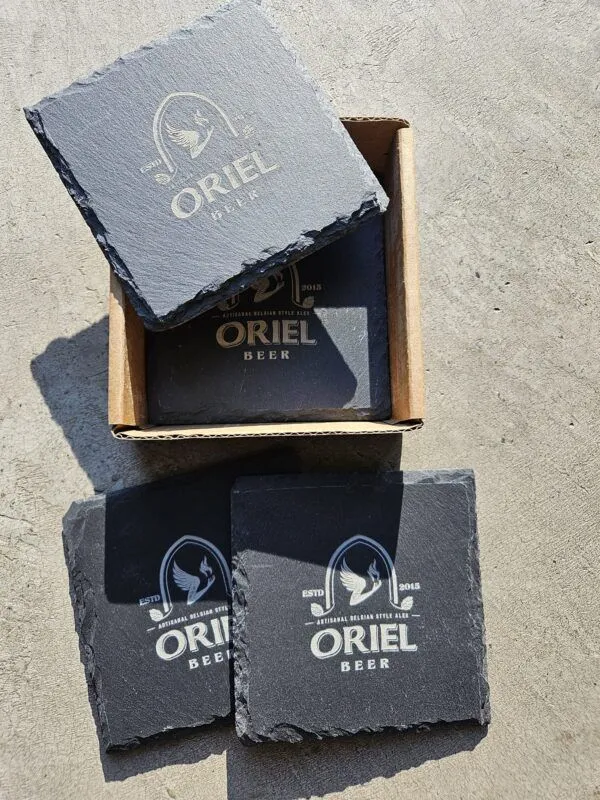 Oriel Stenen Onderzetters Set 4 Stuks bierviltjes