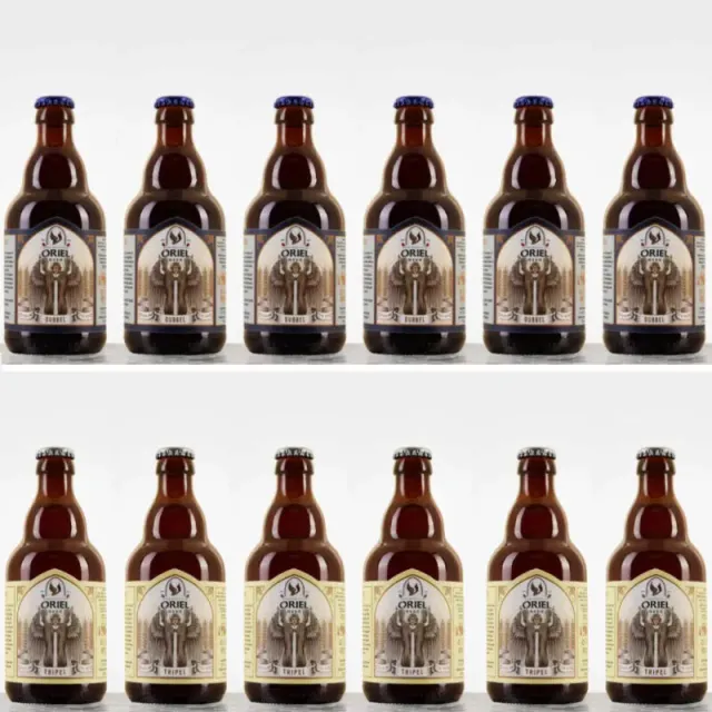 Oriel Box 6 Dubbel + 6 Tripel bier 12-pack