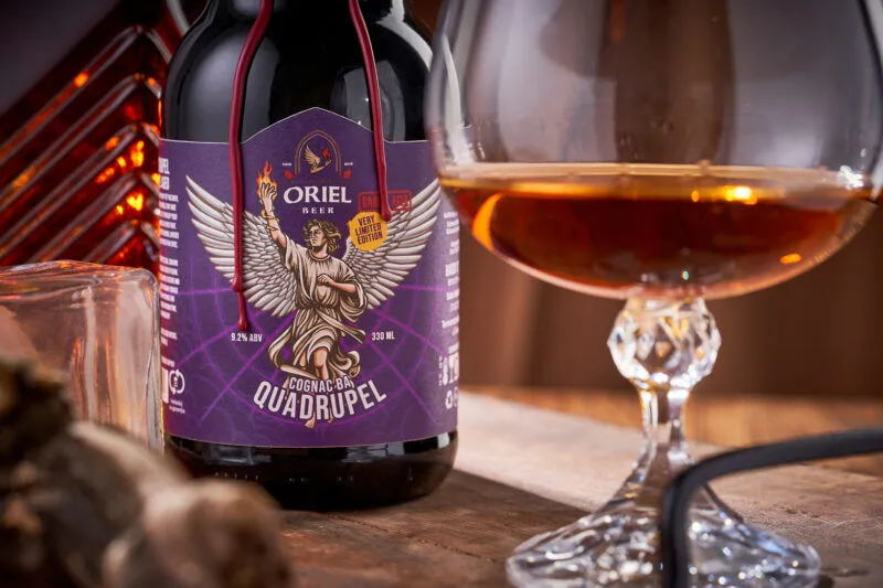 Oriel Quadrupel Cognac BA speciaalbier quadrupel houtgerijpt