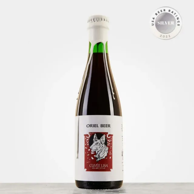 Oriel Cuvée Lisa wild ale bruin bier kersen