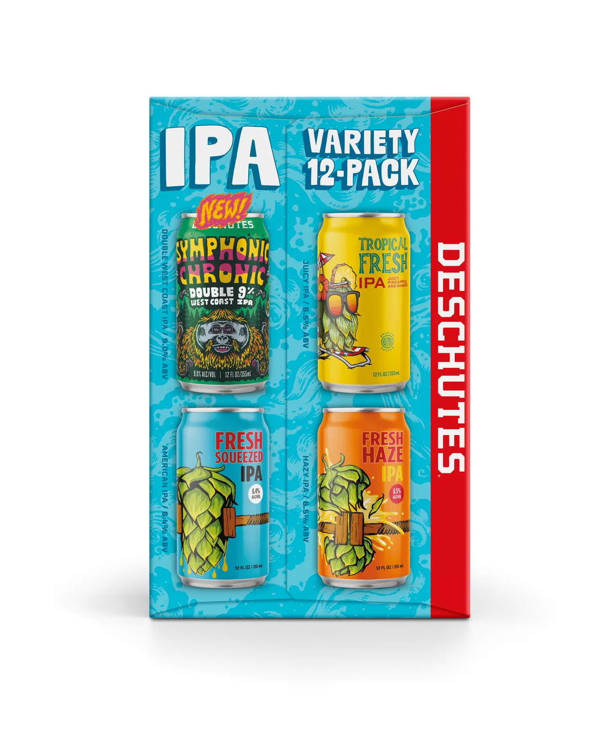Deschutes IPA Variety Pack ipa proefpakket 4 stijlen hoppig