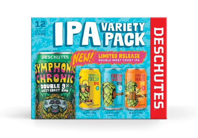 Deschutes IPA Variety Pack ipa proefpakket 4 stijlen hoppig