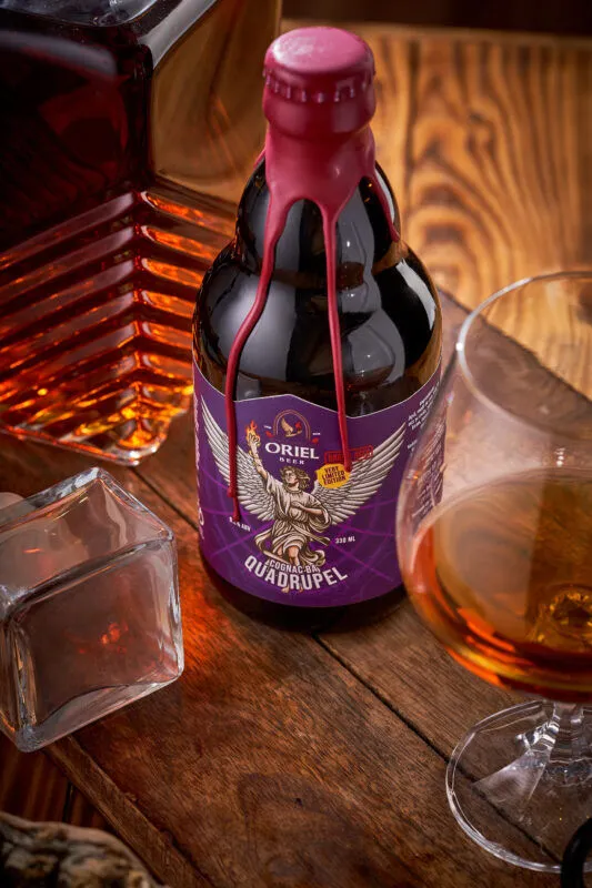 Oriel Quadrupel Cognac BA speciaalbier quadrupel houtgerijpt
