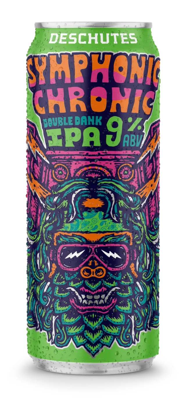 Deschutes Symphonic Chronic Double Dank IPA bier blik 19.2oz tropisch