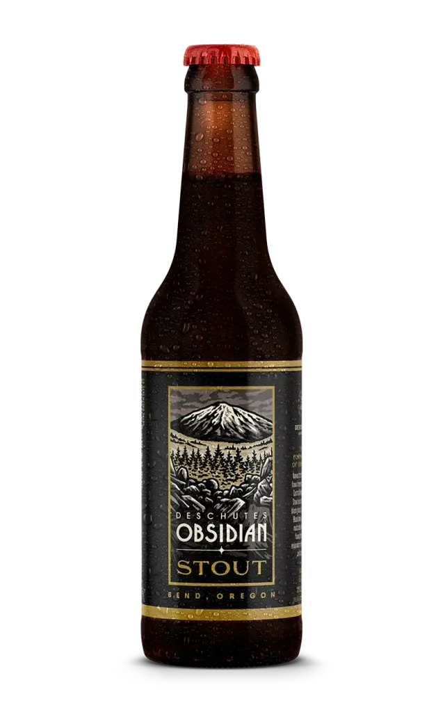 Deschutes Obsidian Stout bier 6-pack fles geroosterd