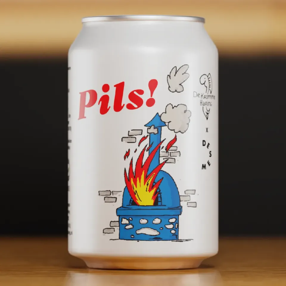 Brouwerij De Kromme Haring Pils Desem pils ongefilterd