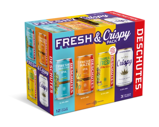 Deschutes Fresh & Crispy Pack IPA bier proefpakket hoppig