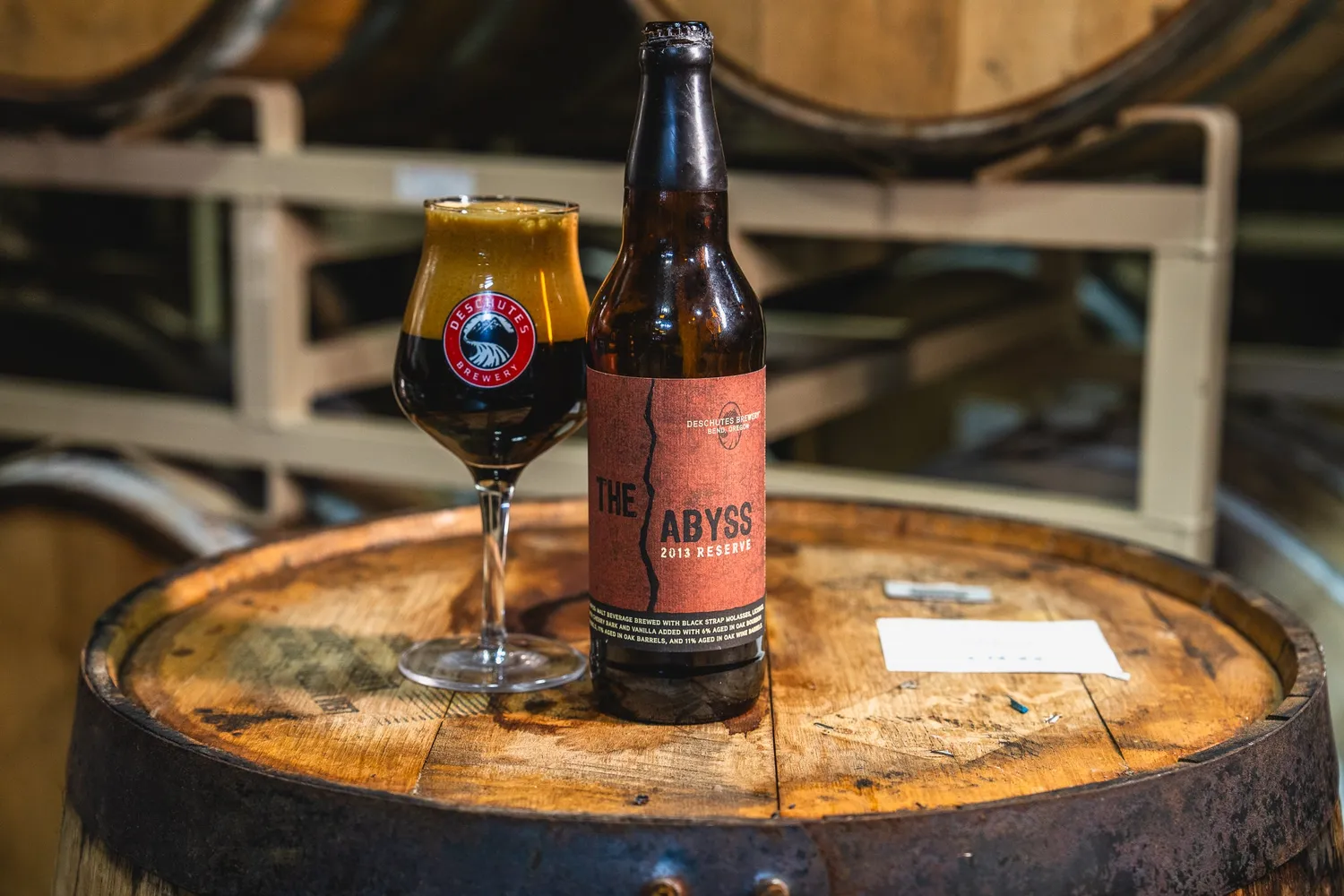 Deschutes Abyss 2013 imperial stout fles 500ml vanille