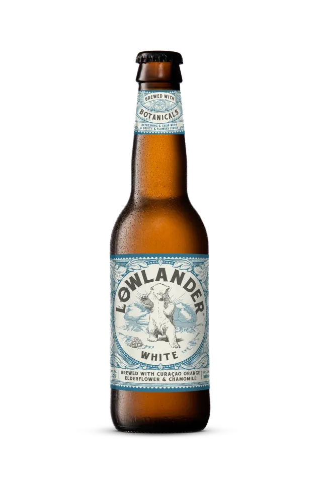 Lowlander White witbier 12-pack 5% fles