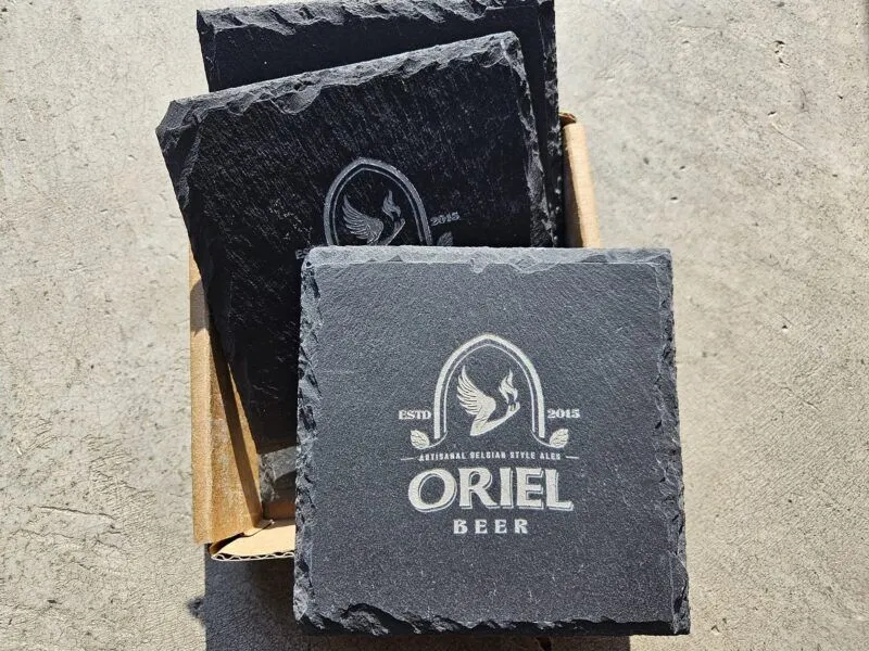 Oriel Stenen Onderzetters Set 4 Stuks bierviltjes