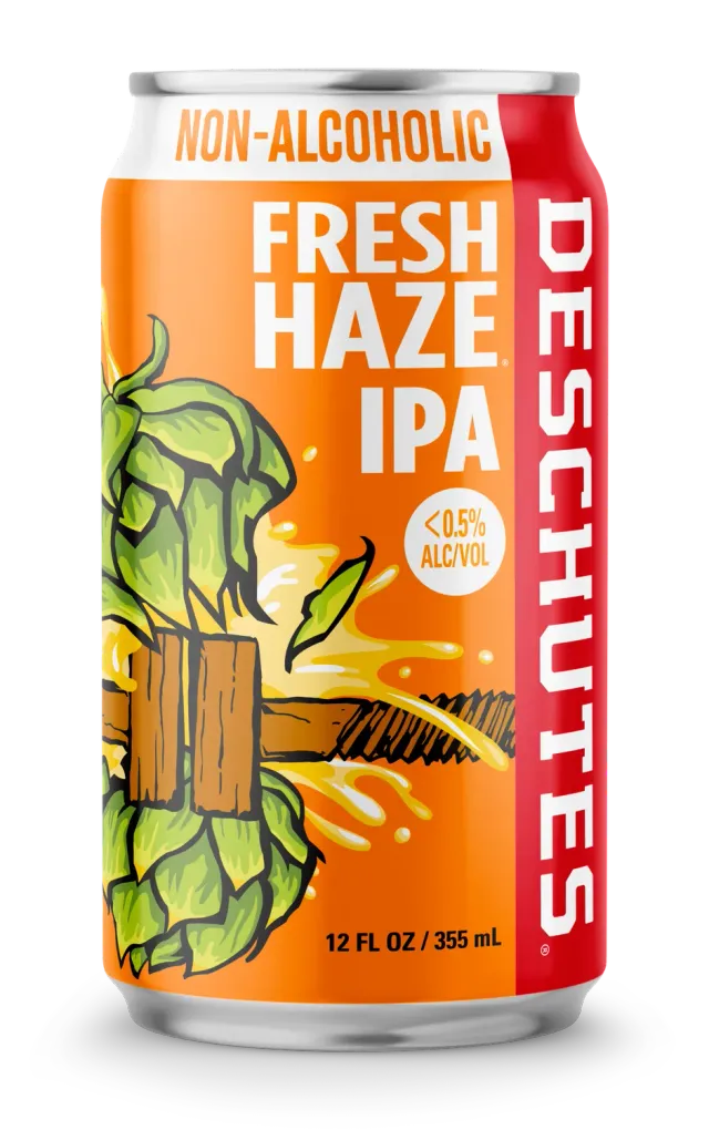 Deschutes Fresh Haze Non-Alcoholic IPA bier 6-pack 0.0