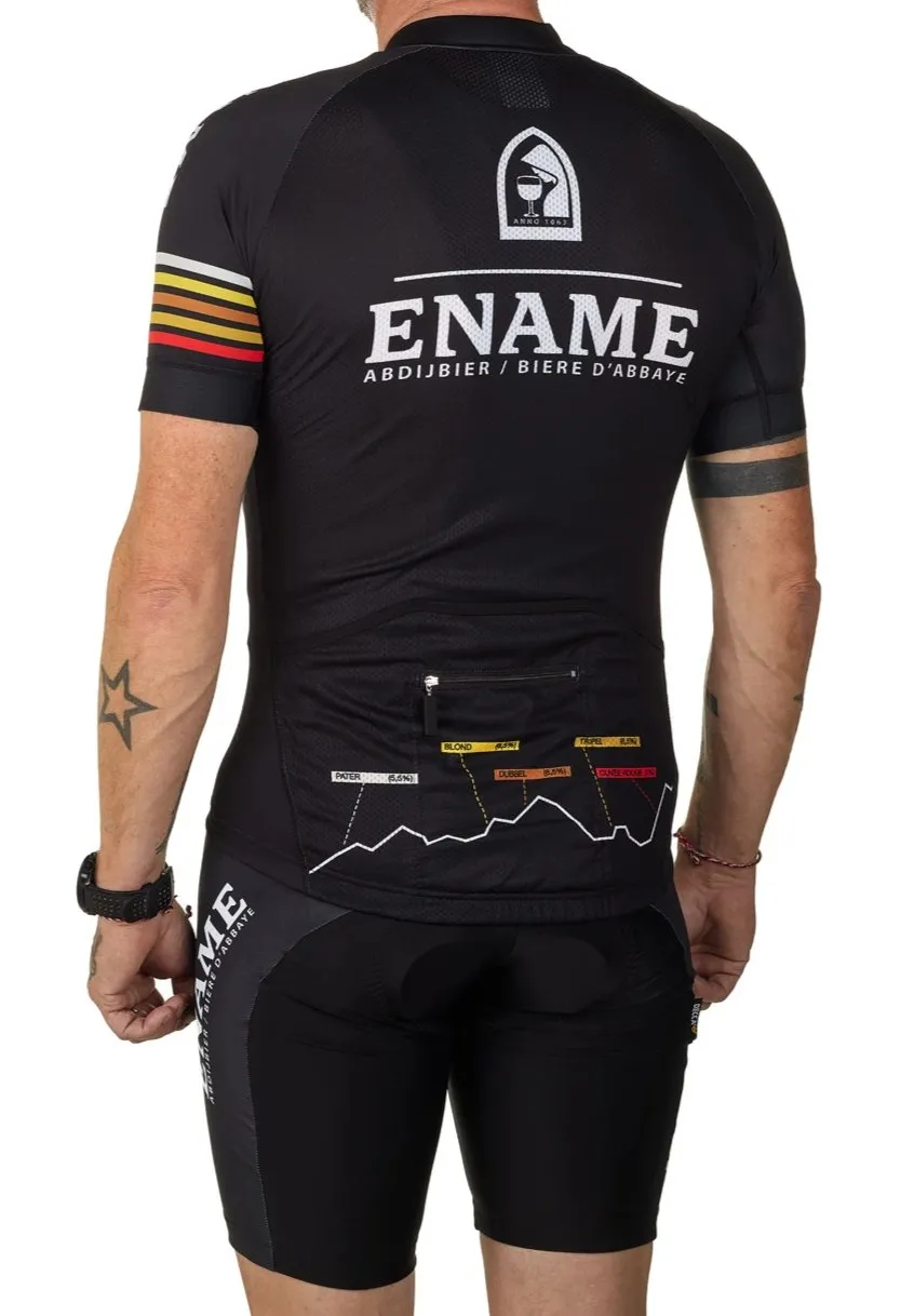Brouwerij Roman Ename koersbroek zwart met zeem