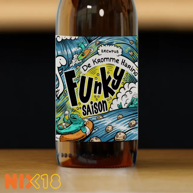 Brouwerij De Kromme Haring Funky Saison bier droog Brett