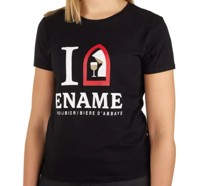 Brouwerij Roman Ename T-shirt Dames Zwart Katoen