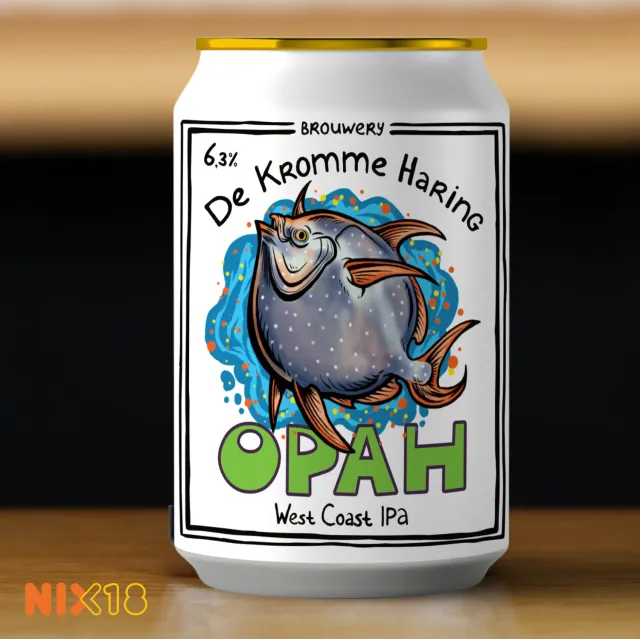 Brouwerij De Kromme Haring Opah West Coast IPA bier