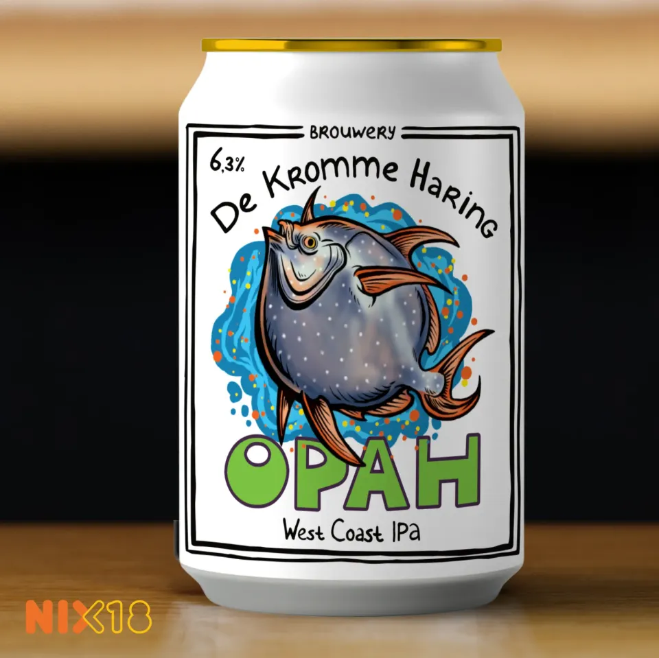 Brouwerij De Kromme Haring Opah West Coast IPA bier