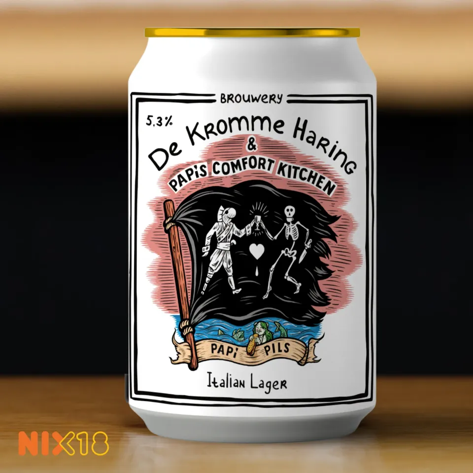 Brouwerij De Kromme Haring Papi Pils italian lager