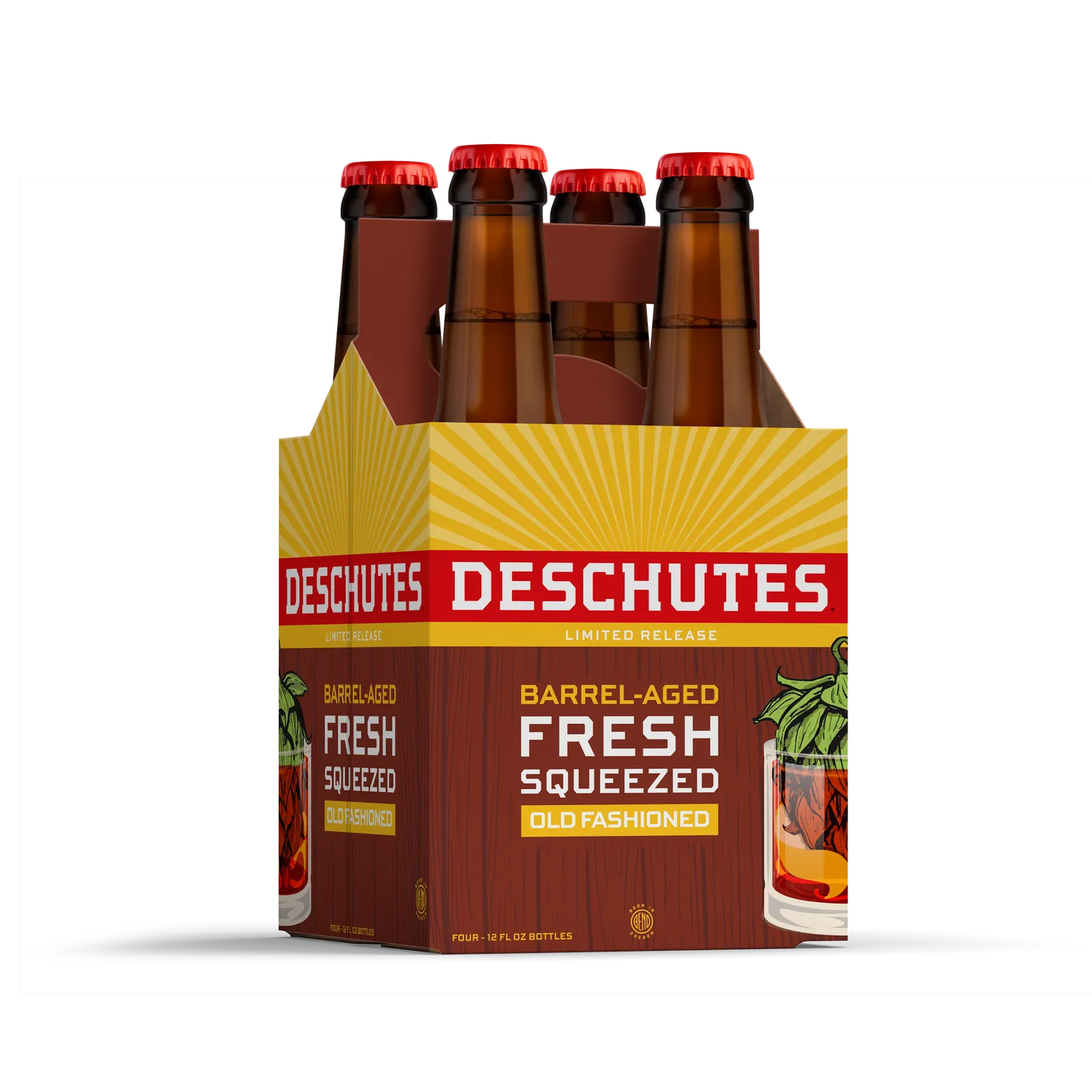 Deschutes Fresh Squeezed Old Fashioned bier 4-pack bourbon