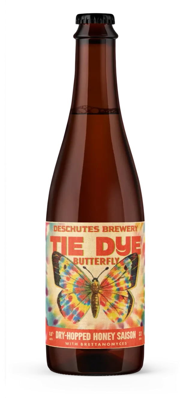 Deschutes Tie Dye Butterfly saison fles 500ml honing 8,8%