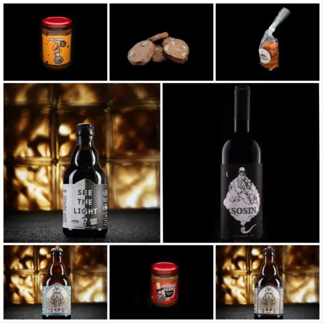 Oriel X Chef Sosin gift pack bier wijn mosterd