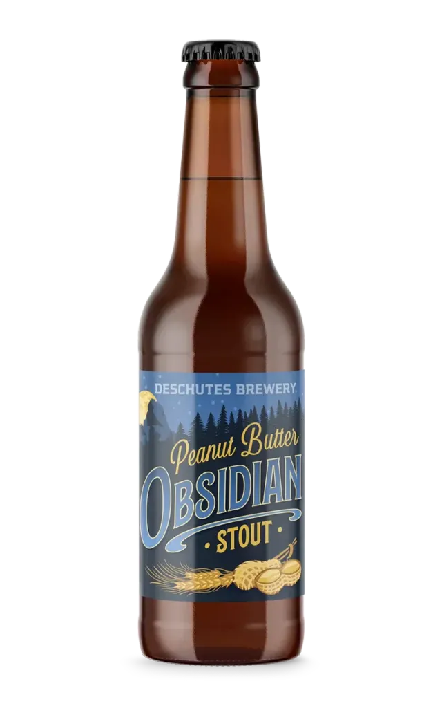 Deschutes Obsidian Peanut Butter stout 4-pack pindakaas