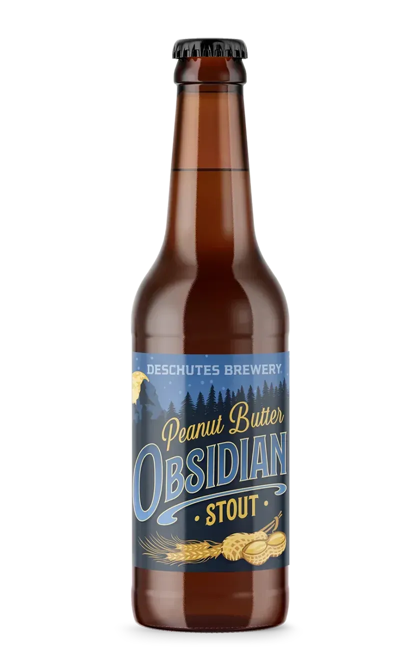 Deschutes Obsidian Peanut Butter stout 4-pack pindakaas