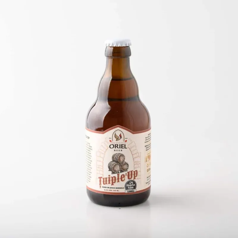 Oriel x Hopsasam TuipleUp tripel 9,5% tuicavat
