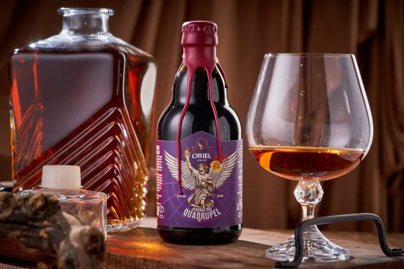 Oriel Quadrupel Cognac BA speciaalbier quadrupel houtgerijpt