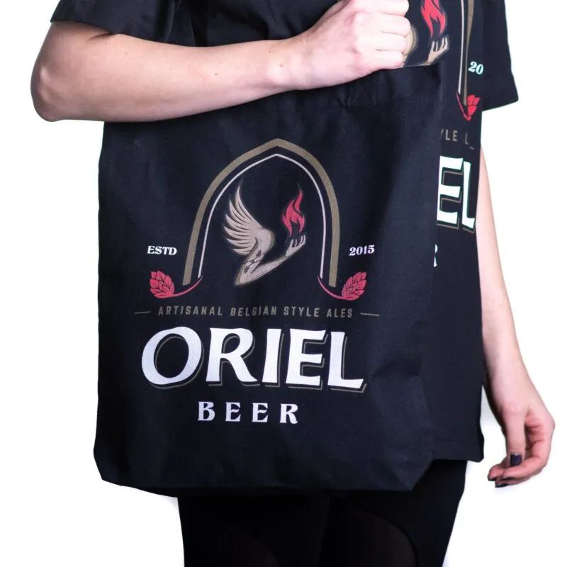 Oriel Beer tote bag draagtas katoen