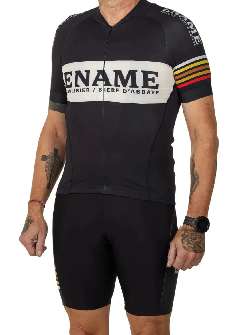 Brouwerij Roman Ename koersbroek zwart met zeem