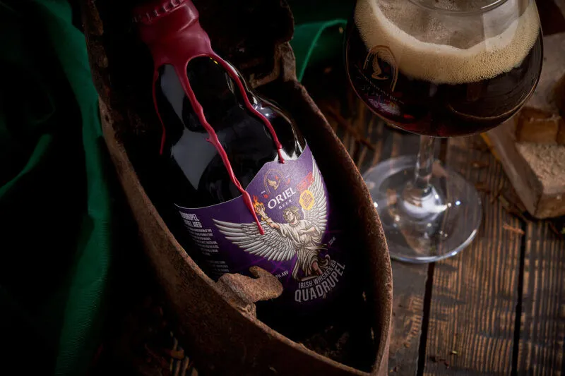 Oriel Beer Quadrupel Irish Whiskey BA speciaalbier vat