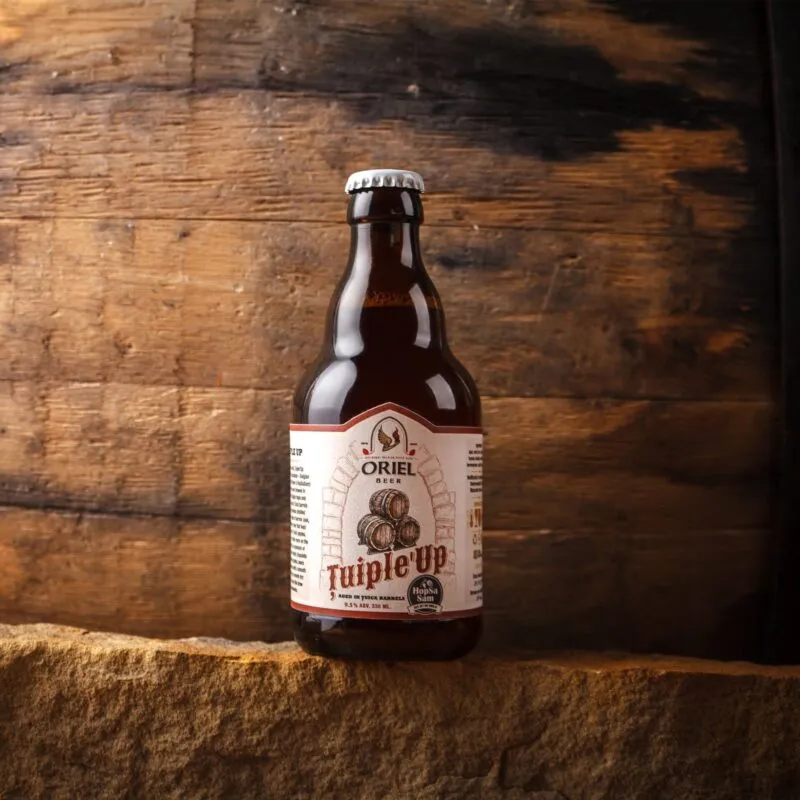 Oriel x Hopsasam TuipleUp tripel 9,5% tuicavat