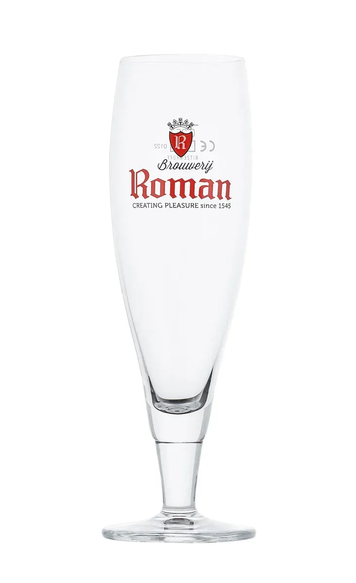 Roman Pils glas op voet 25cl 6 stuks