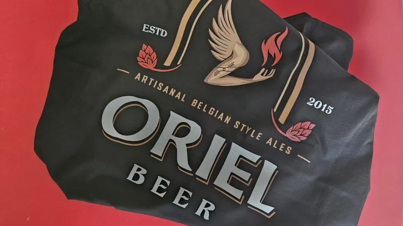 Oriel Beer Black hoodie zwart warm