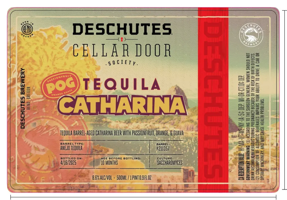 Deschutes Cellar Door Catharina POG 2025 bier tequila