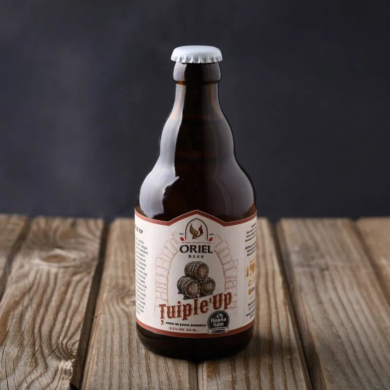 Oriel x Hopsasam TuipleUp tripel 9,5% tuicavat