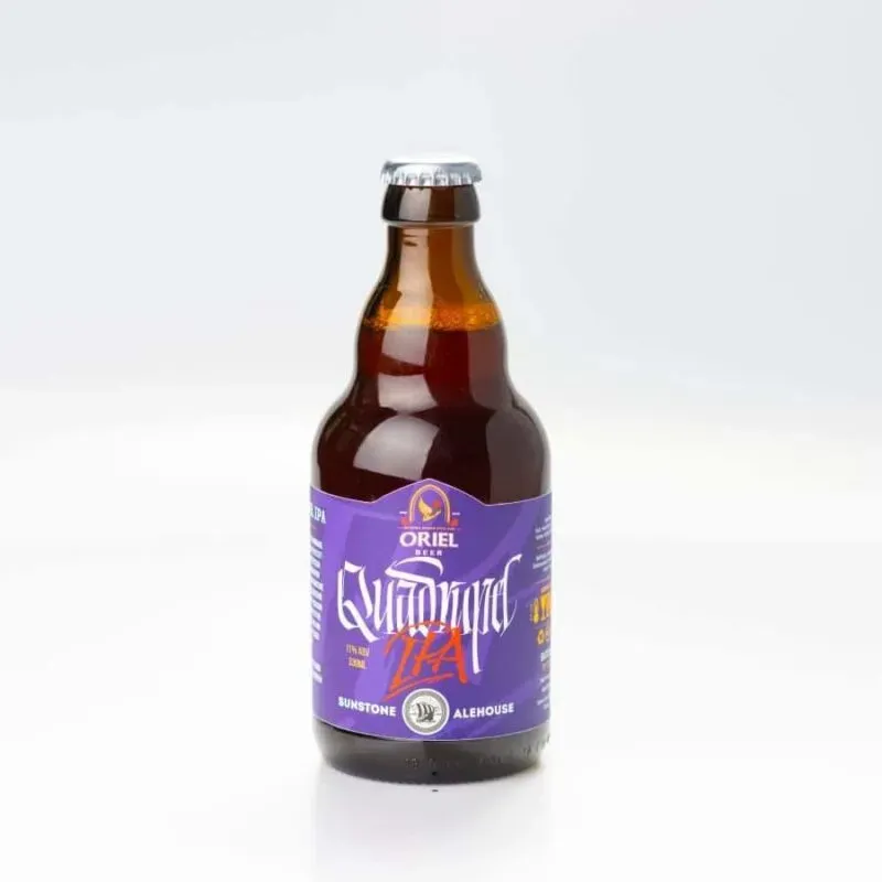 Oriel x Sunstone Quadrupel IPA speciaalbier 11% hop bitter