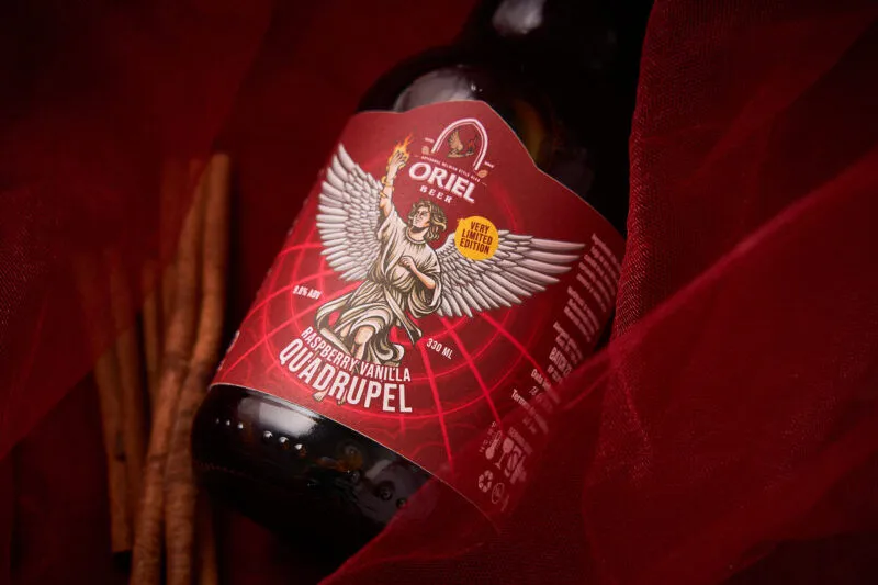 Oriel Quadrupel Raspberry Vanilla #22 bier framboos