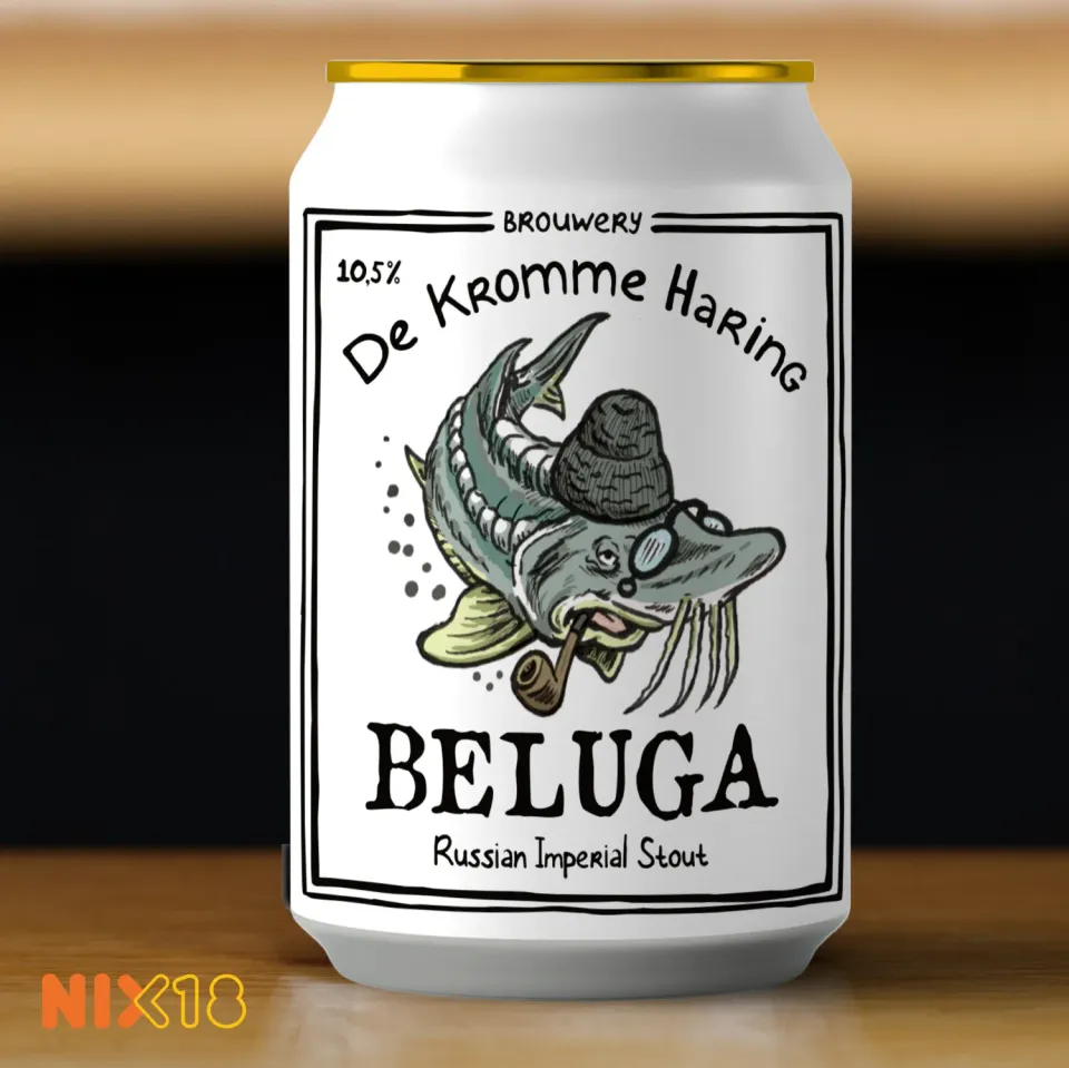 Brouwerij De Kromme Haring Beluga Russian imperial stout bier