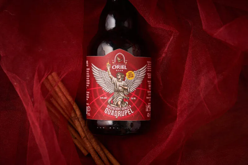 Oriel Quadrupel Raspberry Vanilla #22 bier framboos