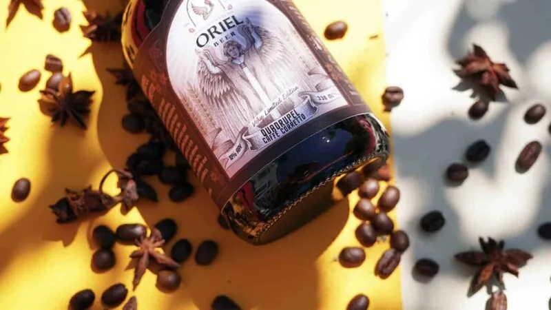 Oriel Quadrupel Caffe Corretto quadrupel speciaalbier espresso