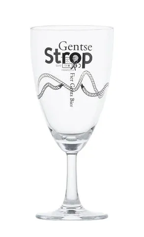 Gentse Strop serveergalg met glas stroppendrager