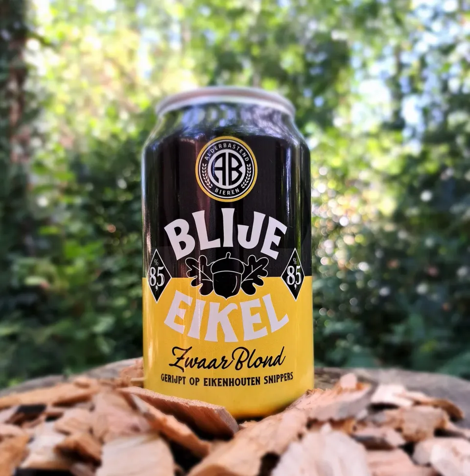 Alderbastend Blije Eikel zwaar blond 18x33cl blik