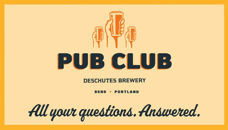 Deschutes Pub Club lidmaatschap korting exclusief bier